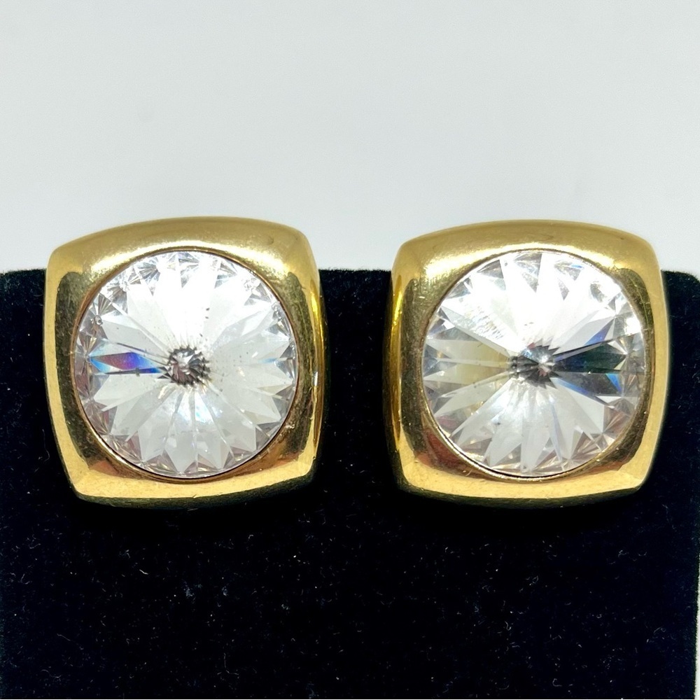 Vintage Modernist Couture Earrings